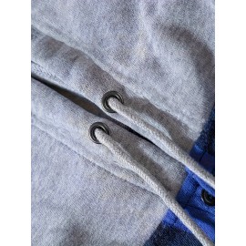 Plaid Pattern Men's Long Sleeve Hooded Shirt Jacket With Chest Pocket, Men's Casual Fall Winter Outwear