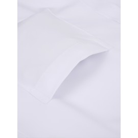 Men's Dress Shirt, Long Sleeve Button Down Lapel Slim Fit Classic Shirt For Business Best Sellers